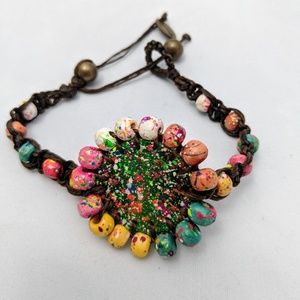 Painted multicolor bracelet